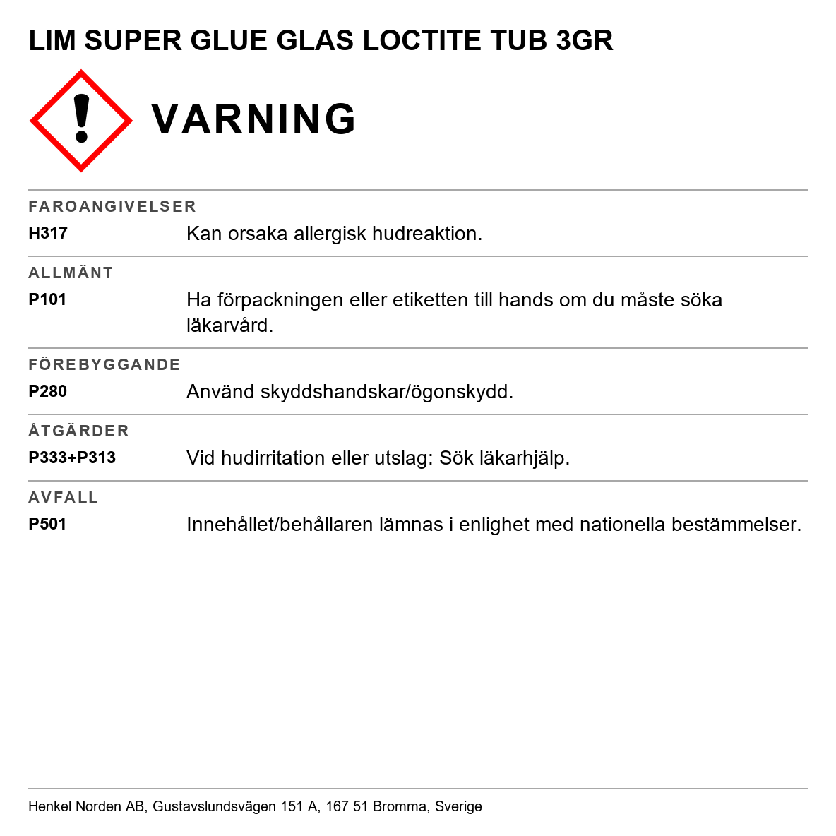 Loctite Super Glue Glass
