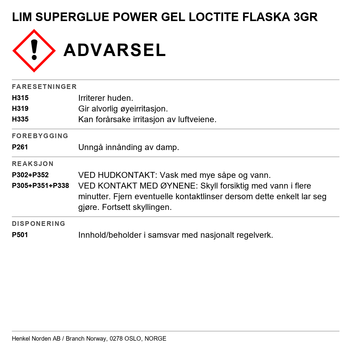Lynlim Loctite Super Glue Power Gel Control