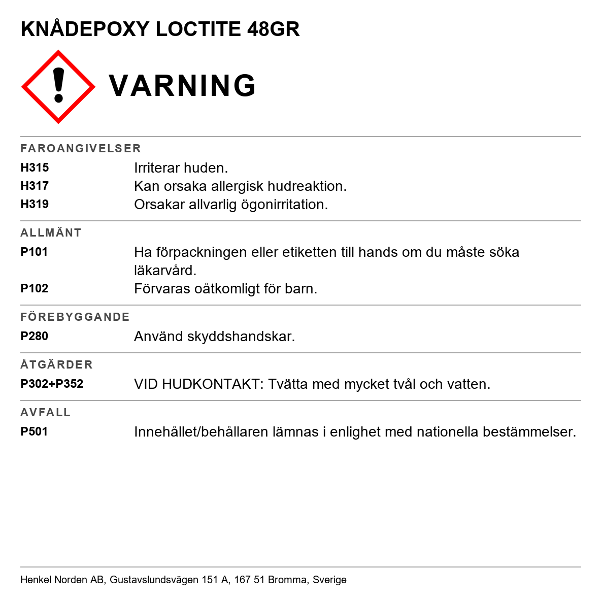 Knådepoxy Repair Putty Universal Loctite
