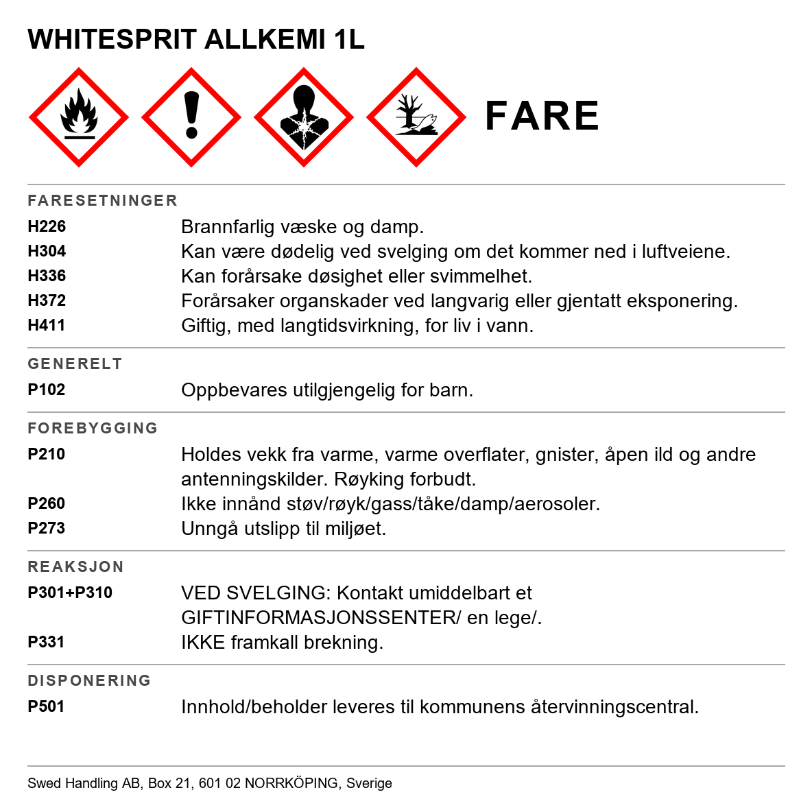 White Sprit Allkemi