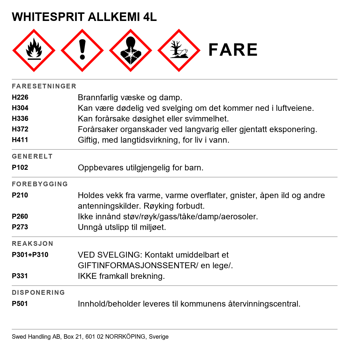 White Sprit Allkemi
