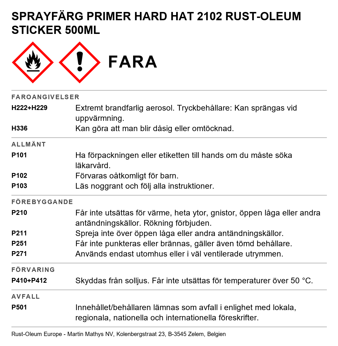 Vidhäftningsgrundfärg Rust-Oleum
