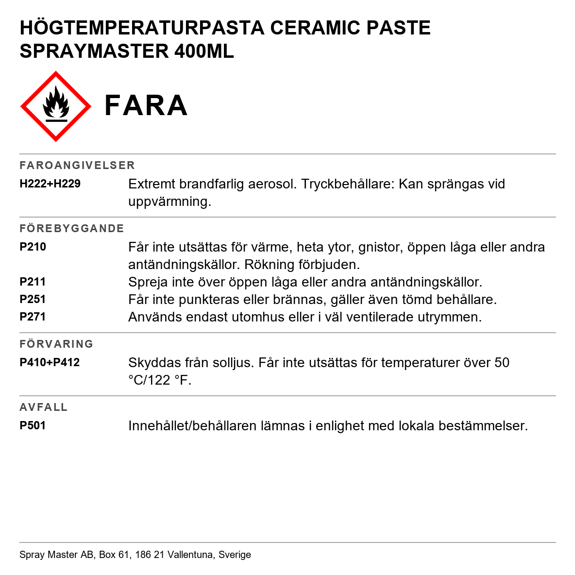 Ceramic Paste Spray Master