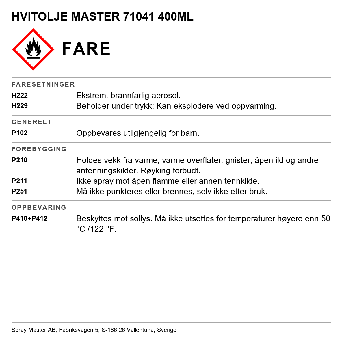 Hvitolje Master