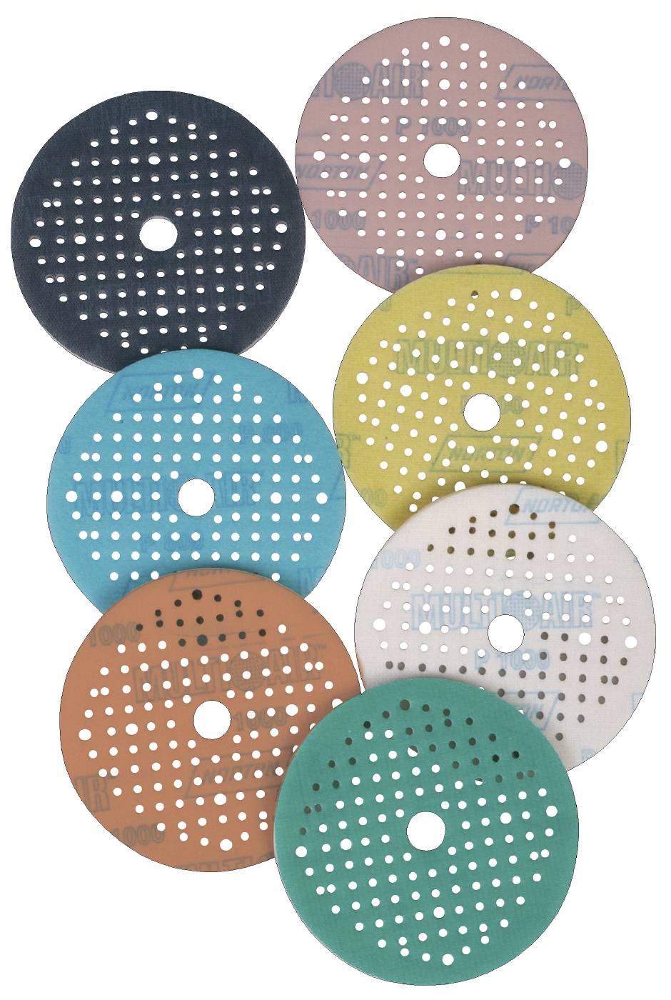 Abrasive paper disc Norton Multi-Air Plus Soft-Touch