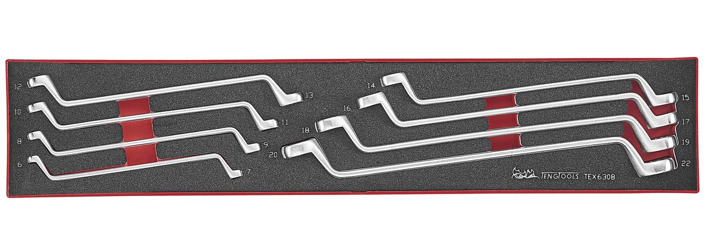 8 piece Spanner set Teng Tools TEX6308