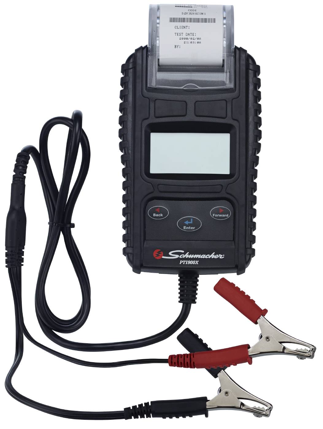 Battery tester with printer