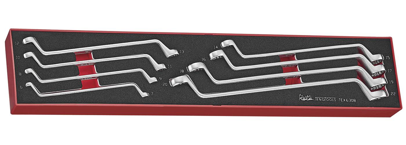8 piece Spanner set Teng Tools TEX6308