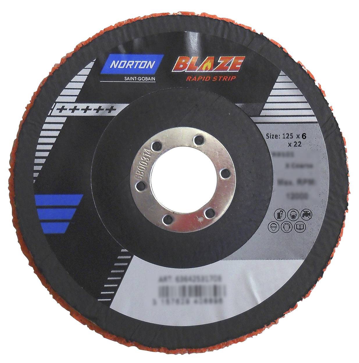 Abrasive nylon disc Norton Blaze Rapid Blend