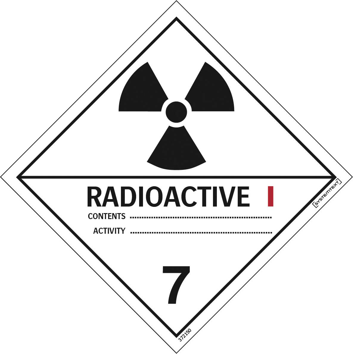 DEKAL ADR Radioaktive stoffer nr 7A