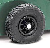 Spare pneumatic rubber wheel for garage jack Compac