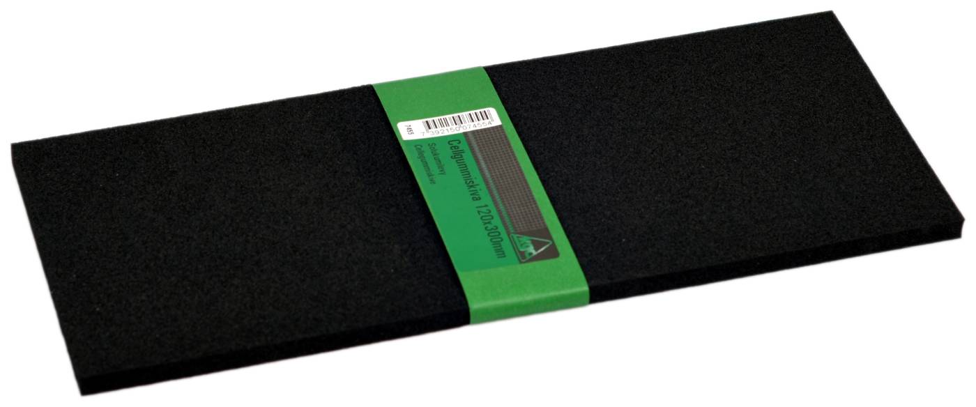 Spare foam rubber disc for grouting trowels