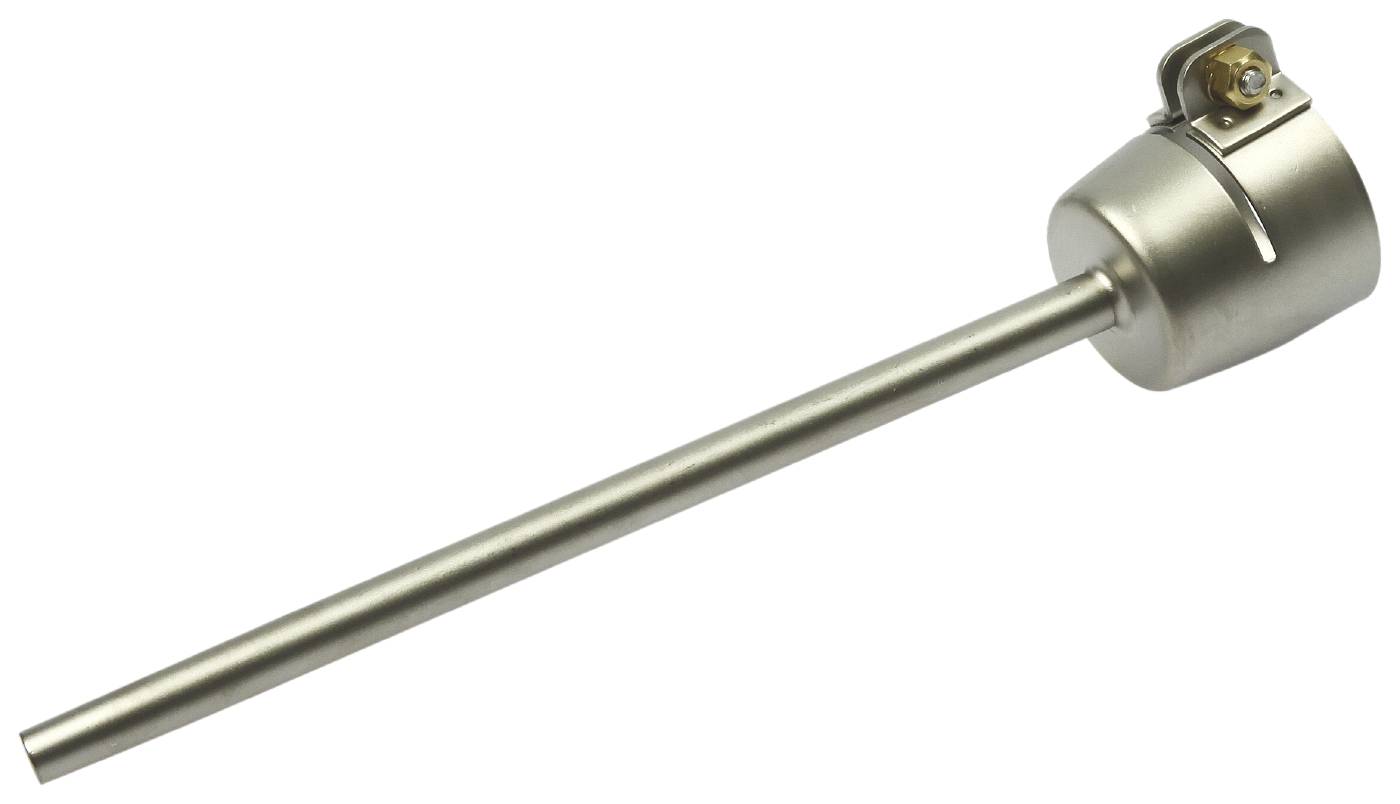 Nozzle for plastic welding tool and hot air tool Leister