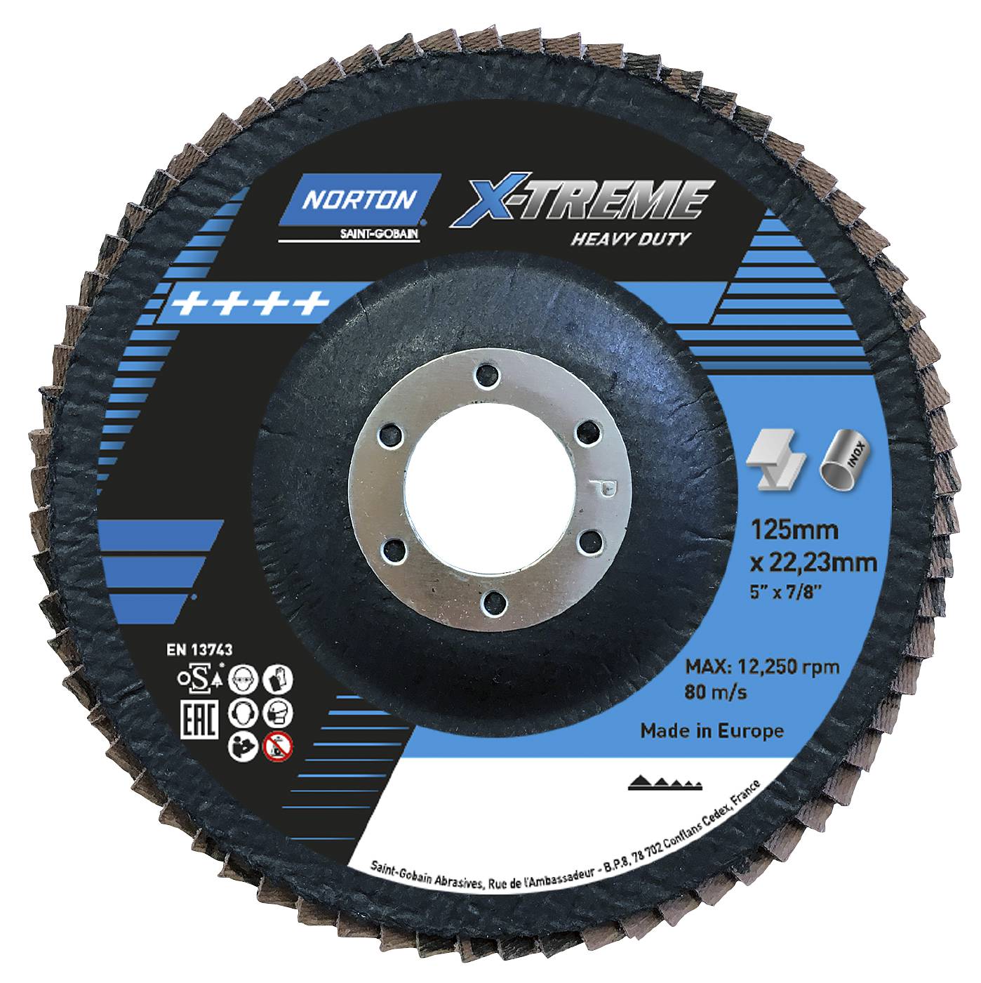 Flap disc Norton X-Treme HD