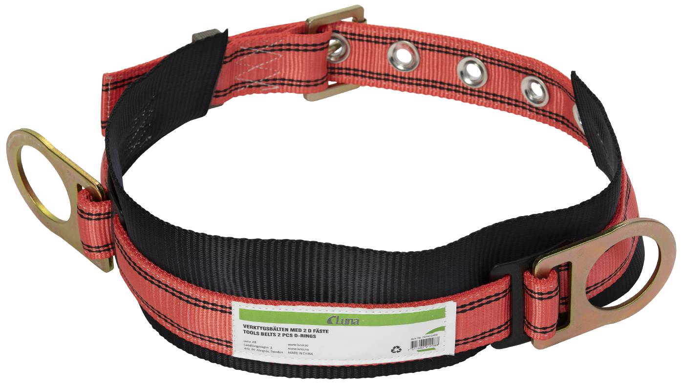 Tool belts with 2 D-rings