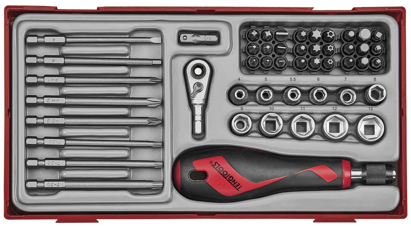 49 piece Bit screwdriver set Teng Tools TTMDQ49