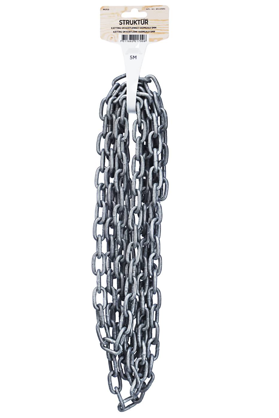 Short link chain hot-dip galvanized MILLERS