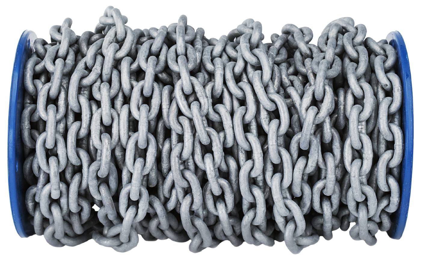 Short link chain hot-dip galvanized MILLERS