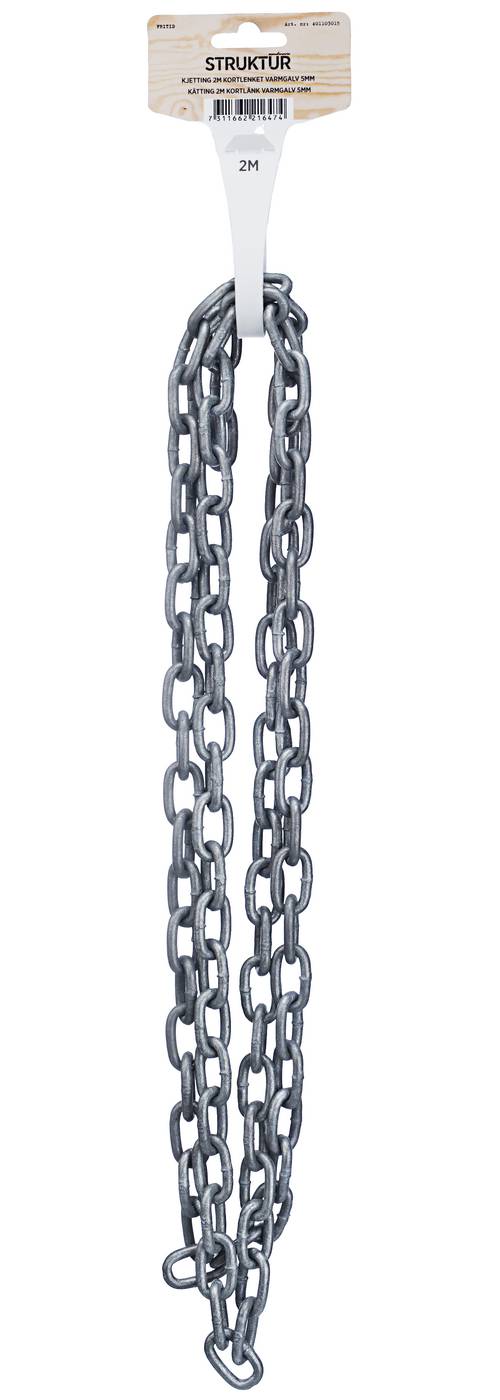Short link chain hot-dip galvanized MILLERS