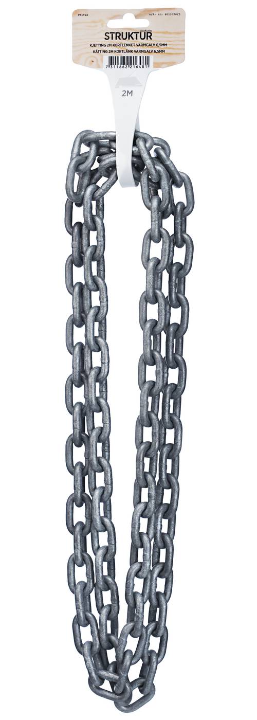 Short link chain hot-dip galvanized MILLERS