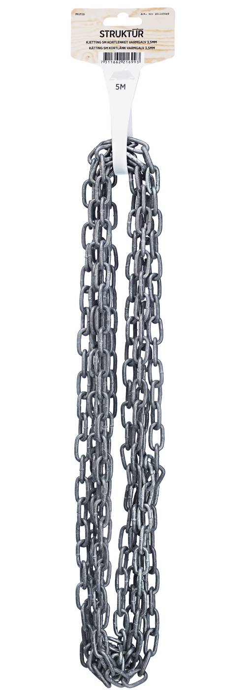 Short link chain hot-dip galvanized MILLERS