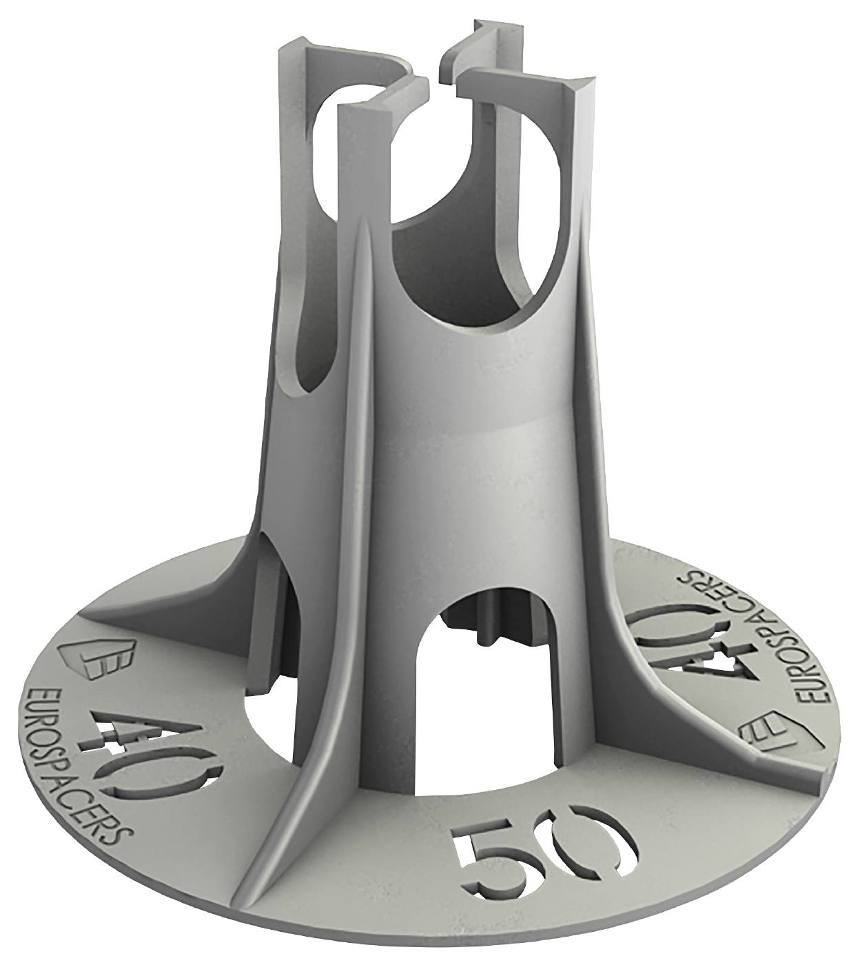 Ground spacer ground stopped up Eurospacers