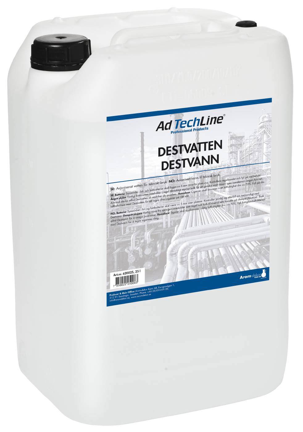 Destvann Adtechline Batterivann