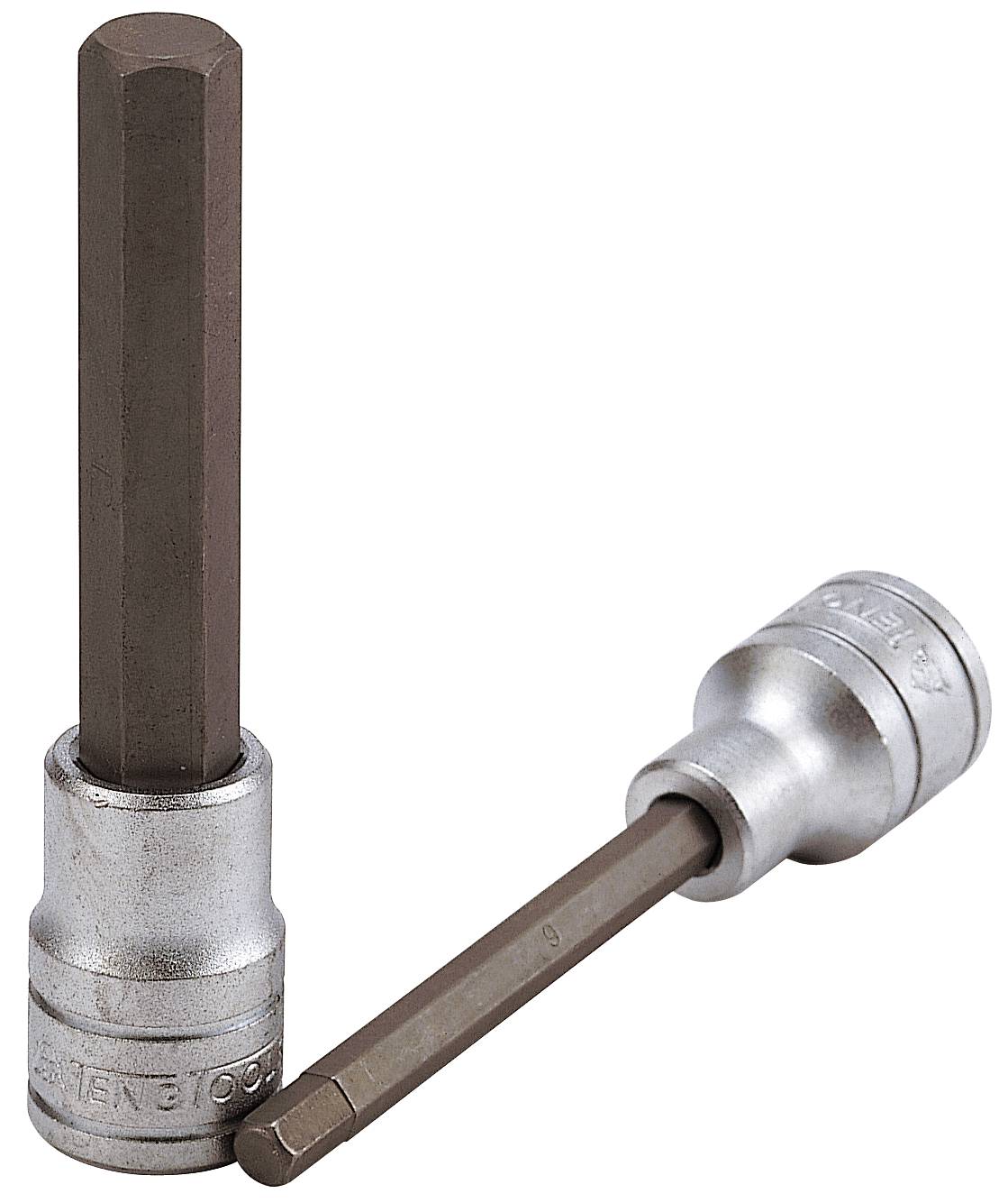 Long hex socket. With 1/2" square drive. Teng Tools M122506A-C / M122510L-C