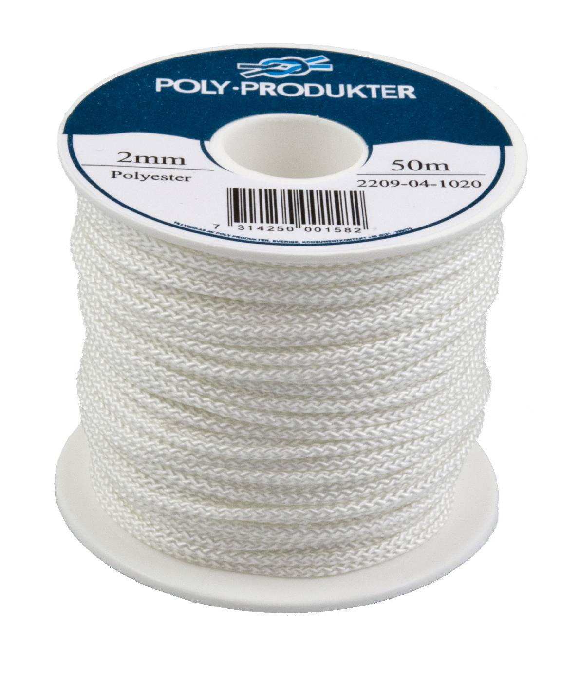 Polyester silk cord braided