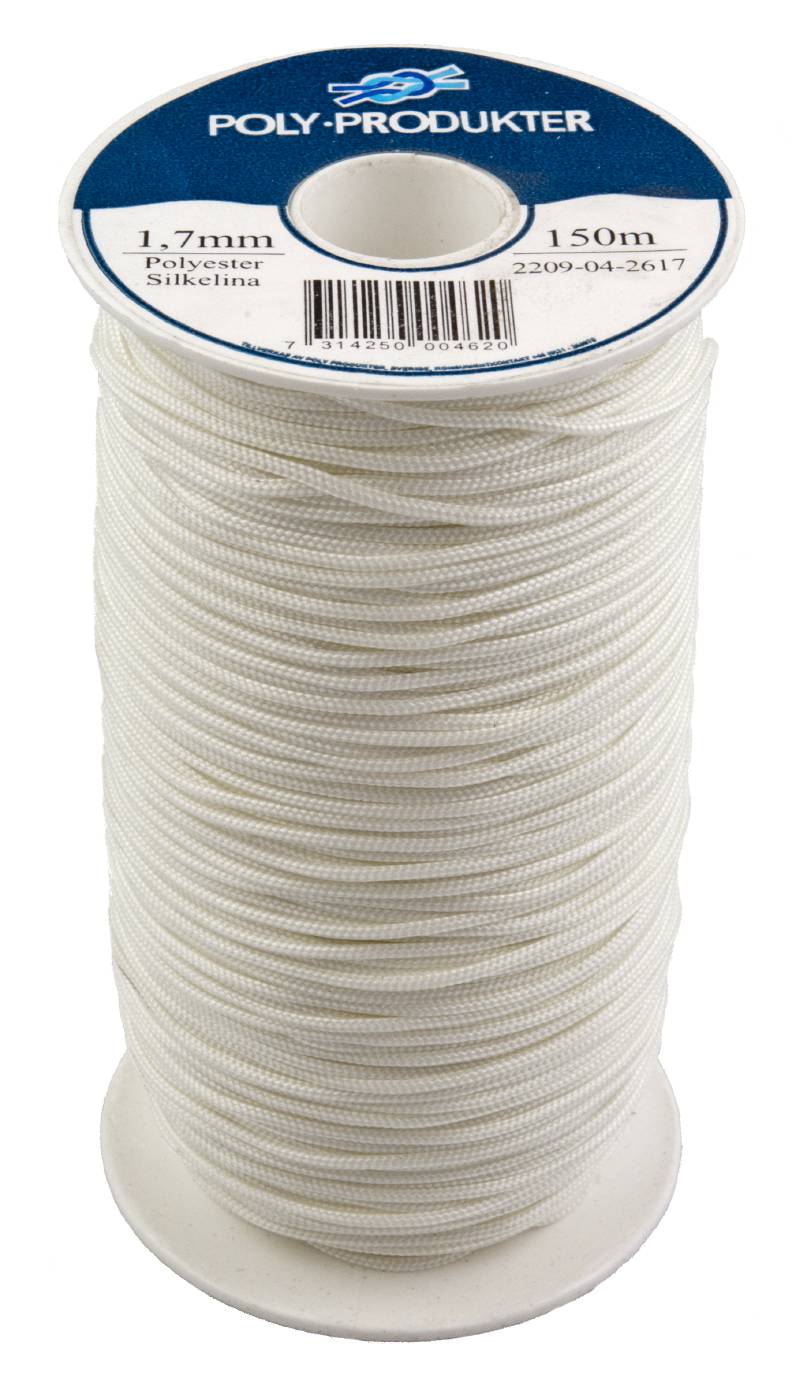 Polyester silk cord braided