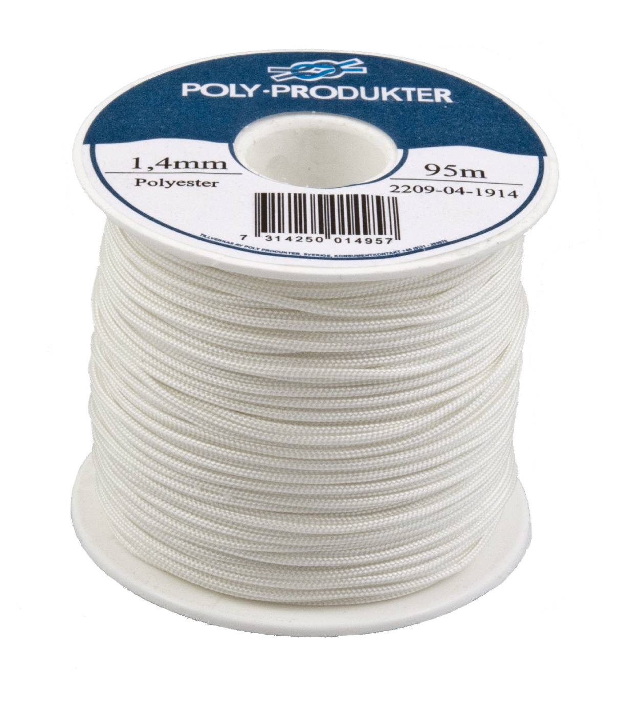 Polyester silk cord braided