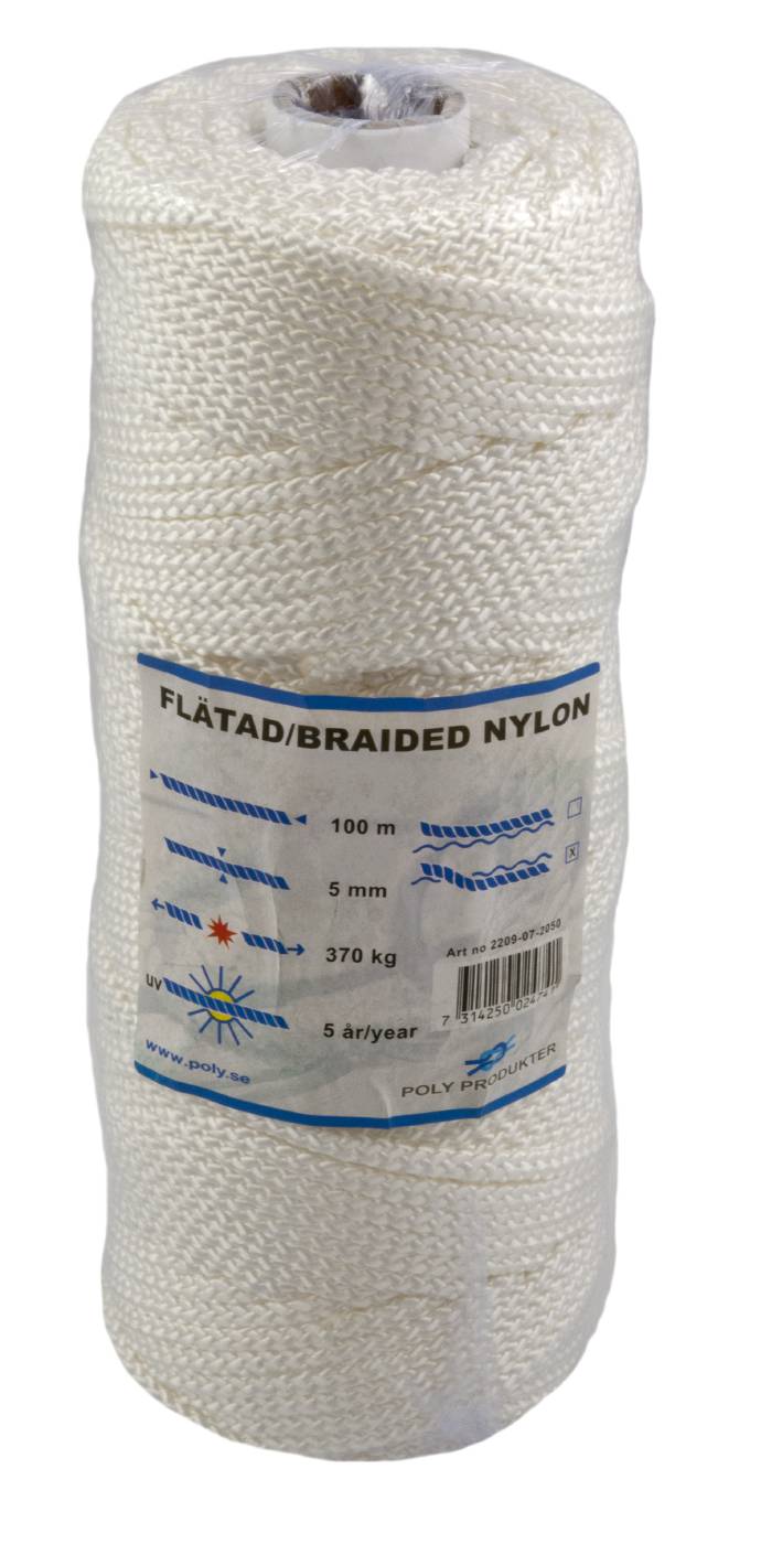 Nylon cord braided