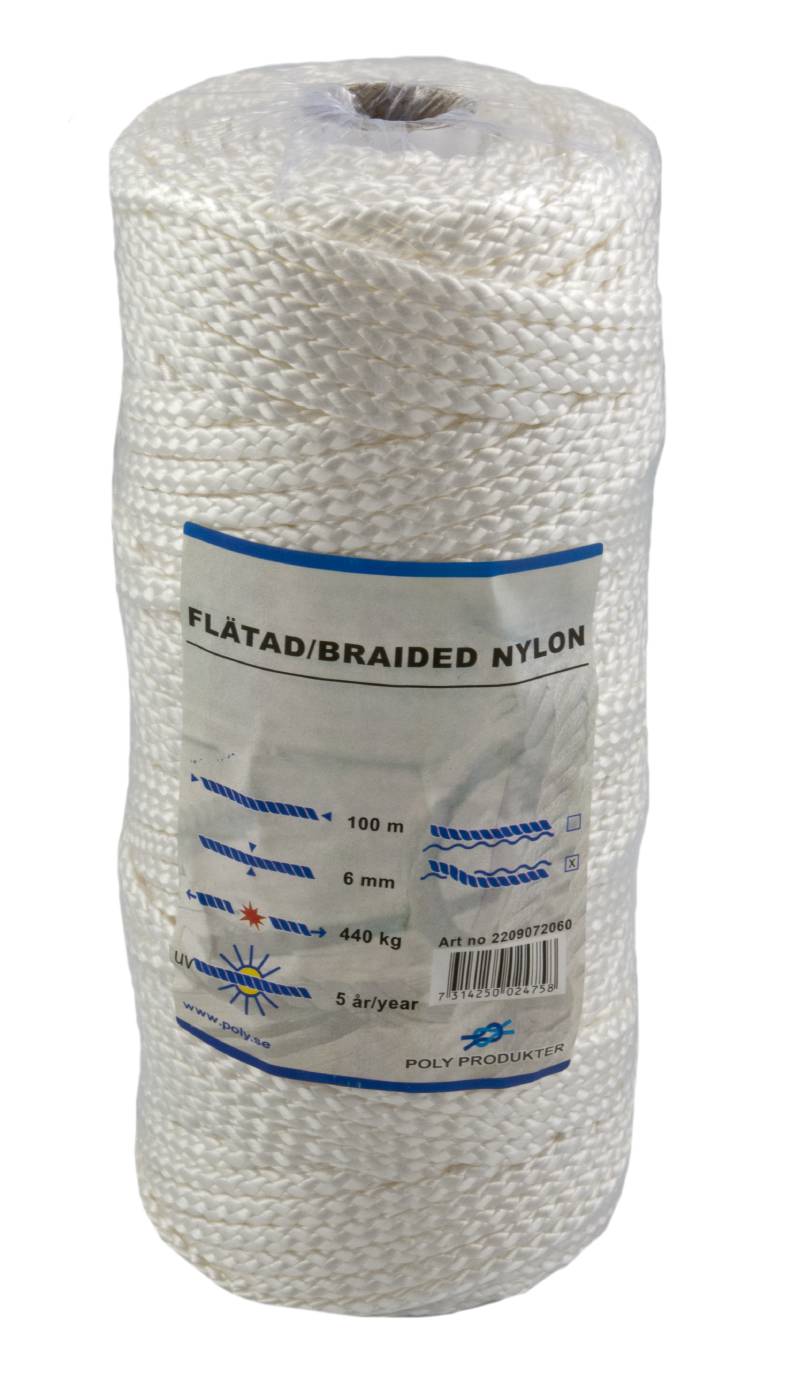 Nylon cord braided