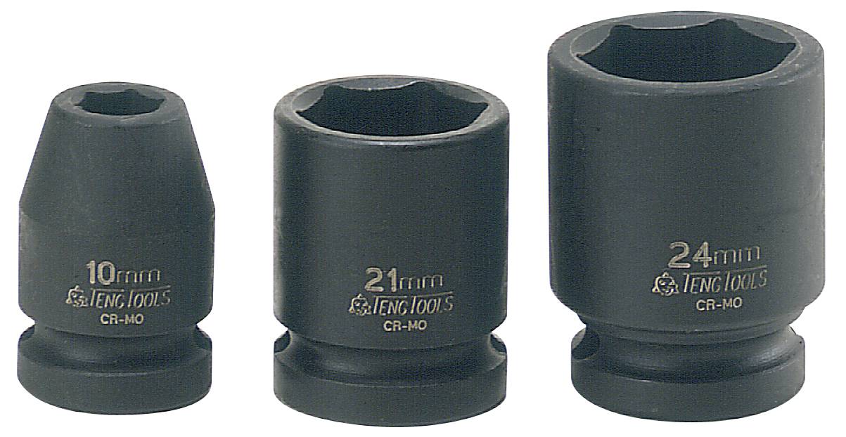 Krafttop. Med 1/2" firkantsfæste Teng Tools
