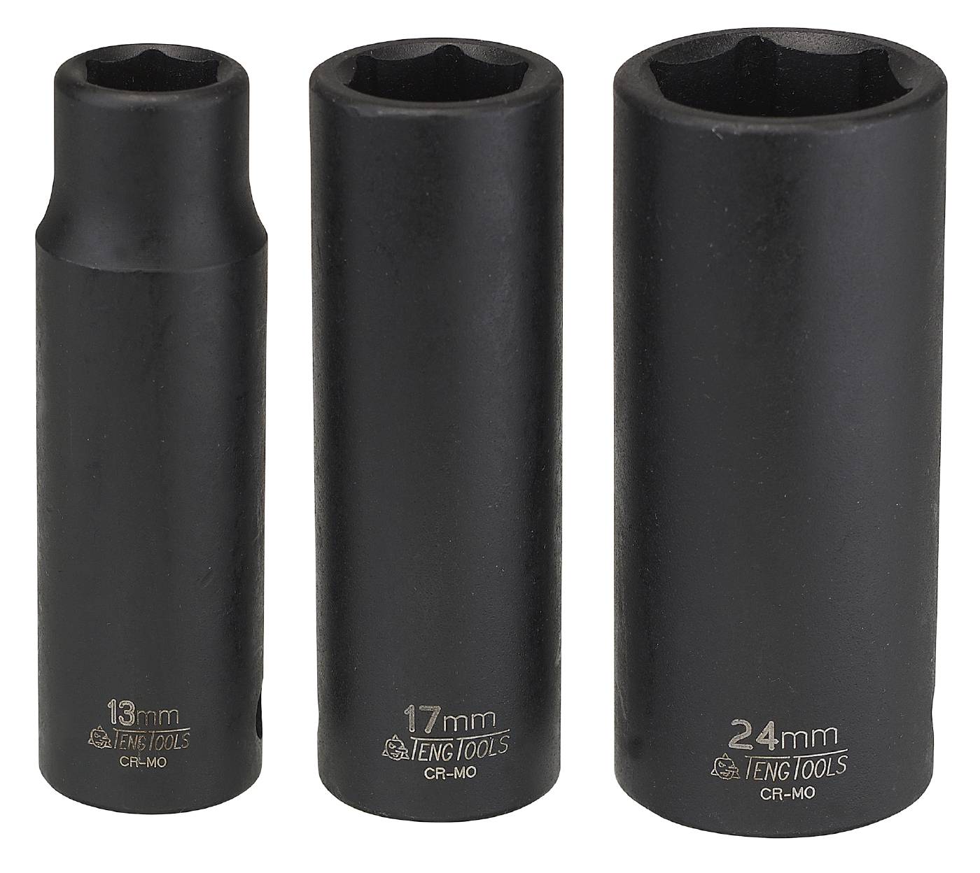 Thin-walled impact socket with 1/2" square drive Teng Tools