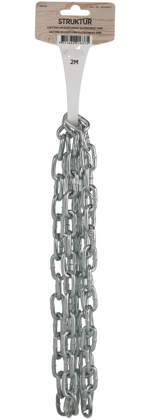 Short link chain electro galvanized MILLERS
