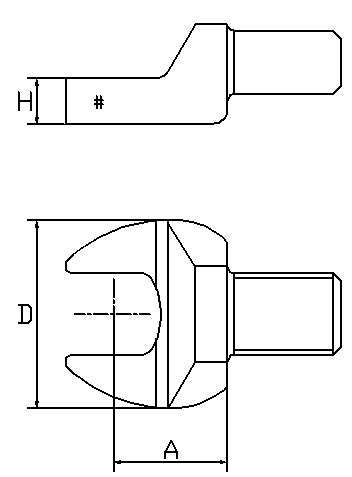 Kiristyspäät momenttiavaimille - 9X12 mm Kiintoavainote Novatork