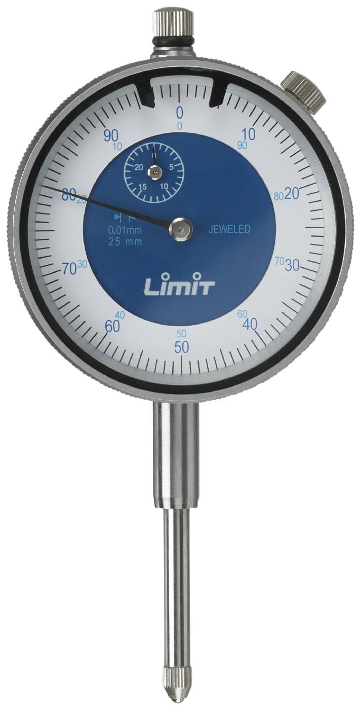 Dial indicator with turnable scale Limit