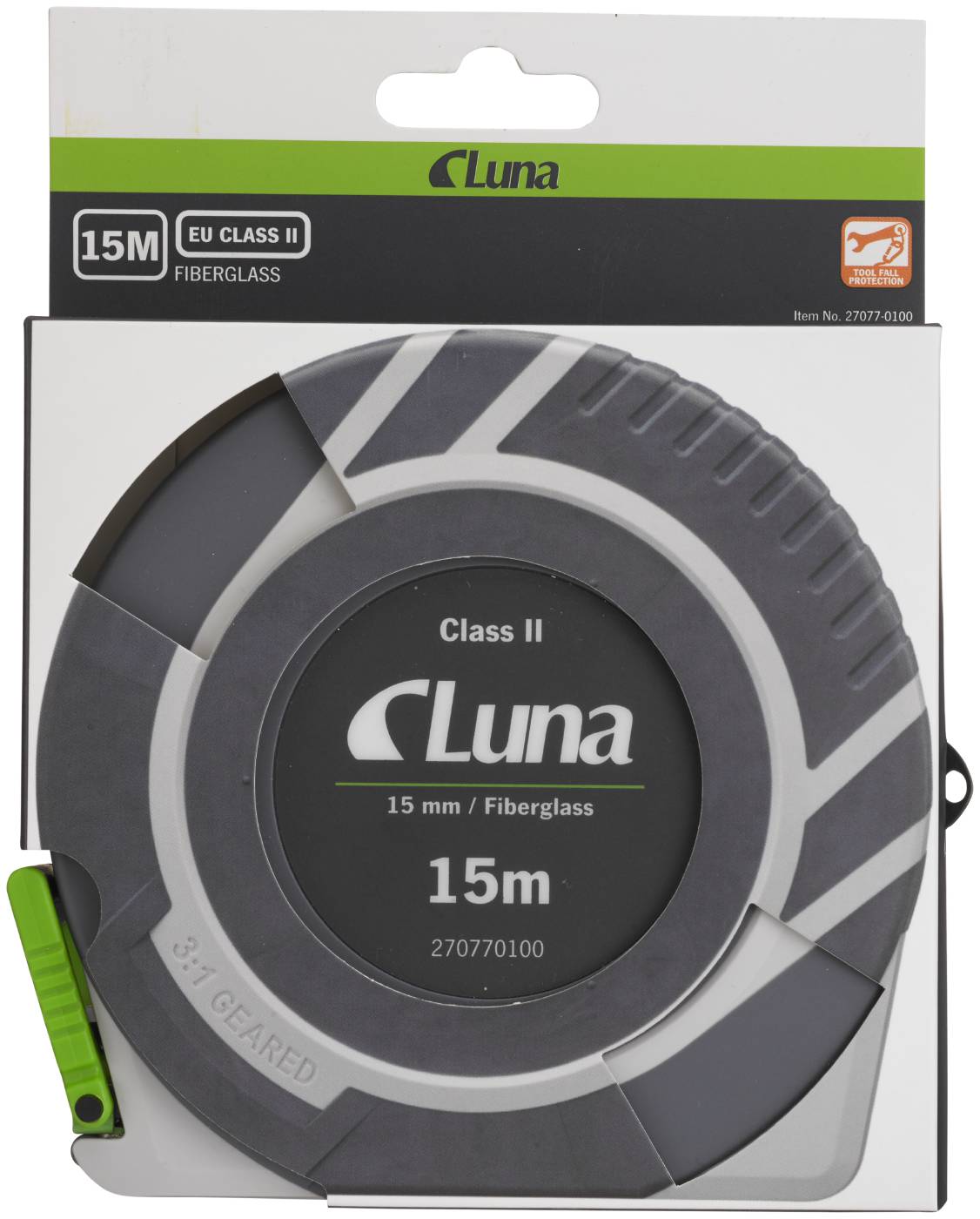Measuring tape LG fibreglass enclosed Luna