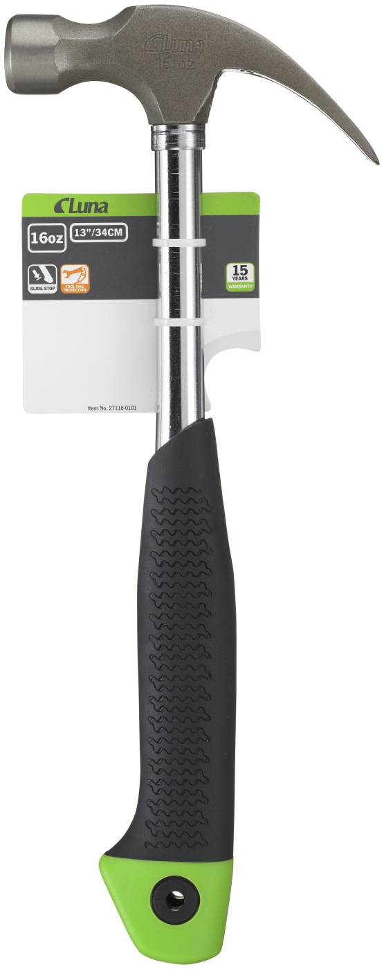Carpenters hammer with steel tube handle Luna