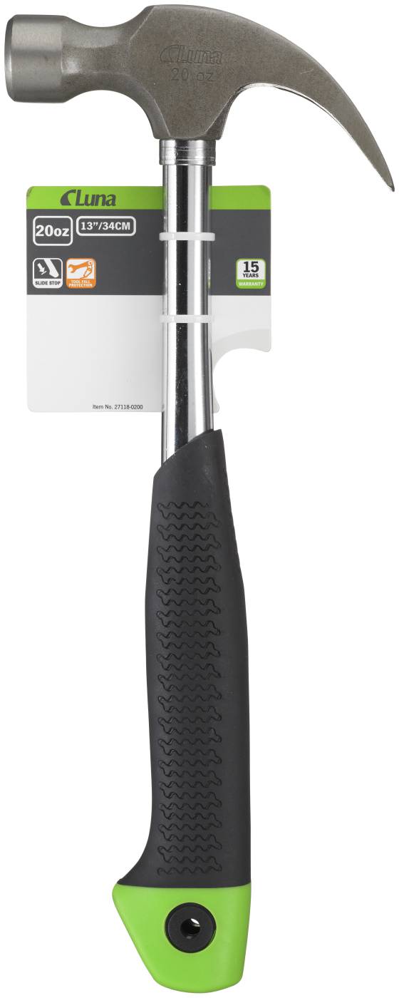 Carpenters hammer with steel tube handle Luna
