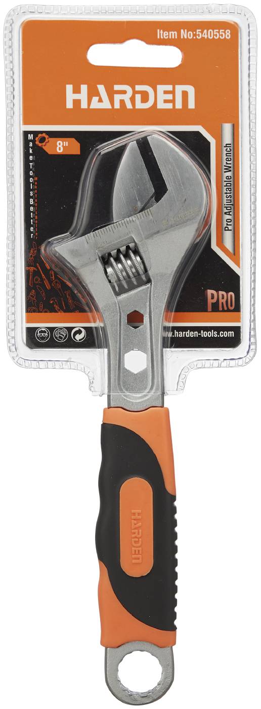 Adjustable wrench Soft Grip Harden