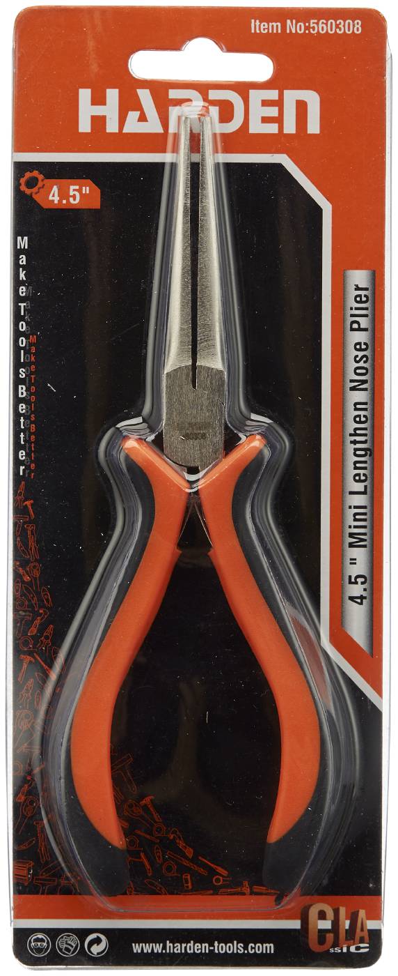 Flat nose pliers long Mini Harden