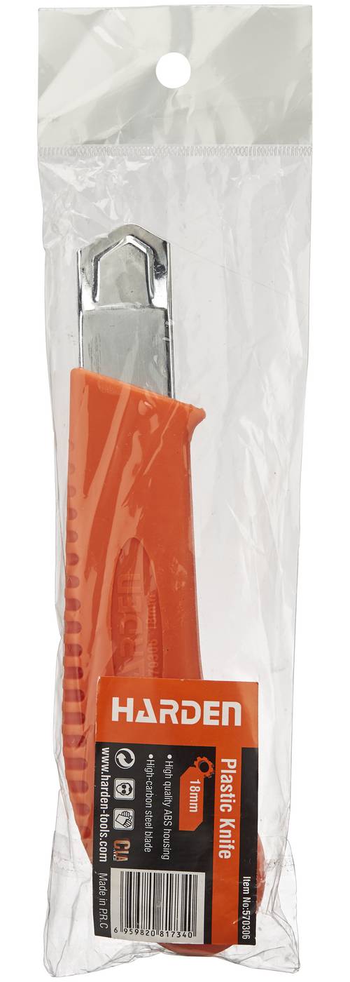 Snap-off blade knife 18 mm Harden