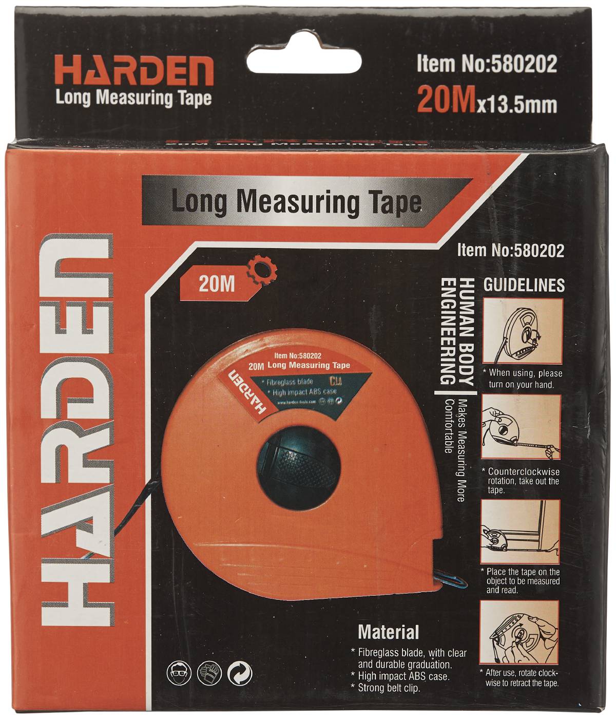 Measuring tape 20 metres Harden