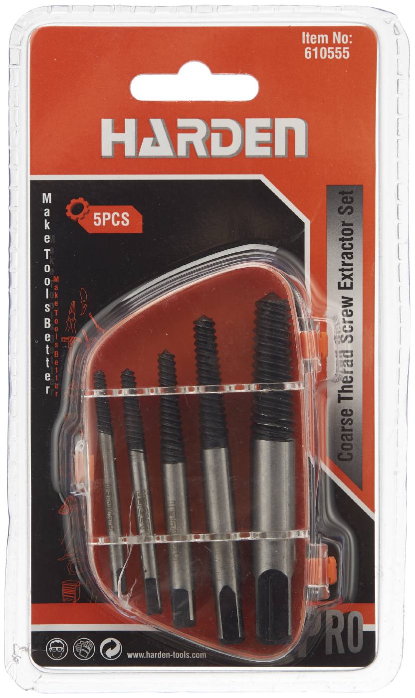 Screw extractor set Harden