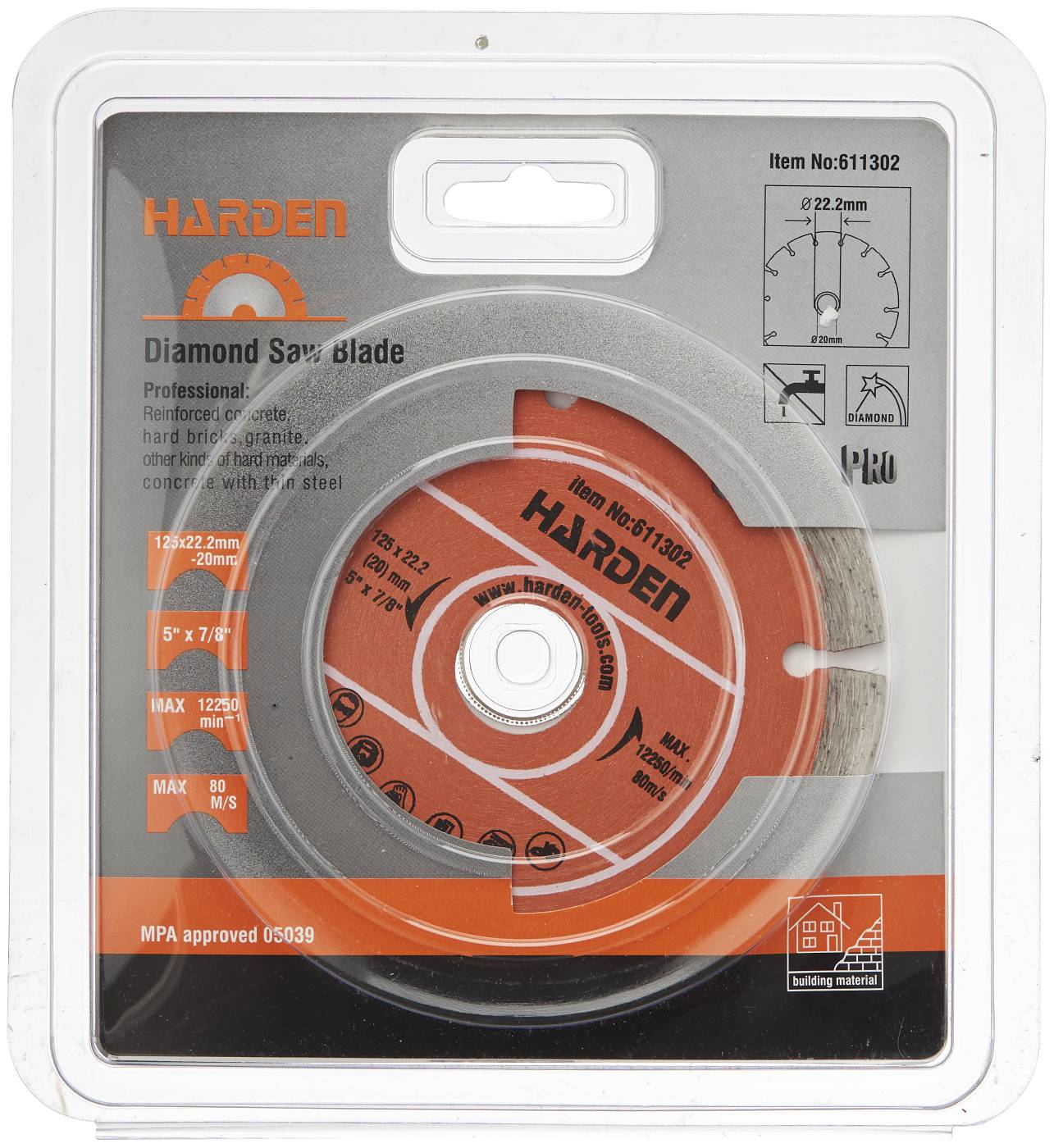 Diamond cut-off blade Harden