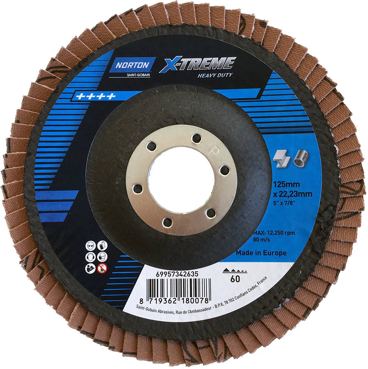 Flap disc Norton X-treme HD Reduced