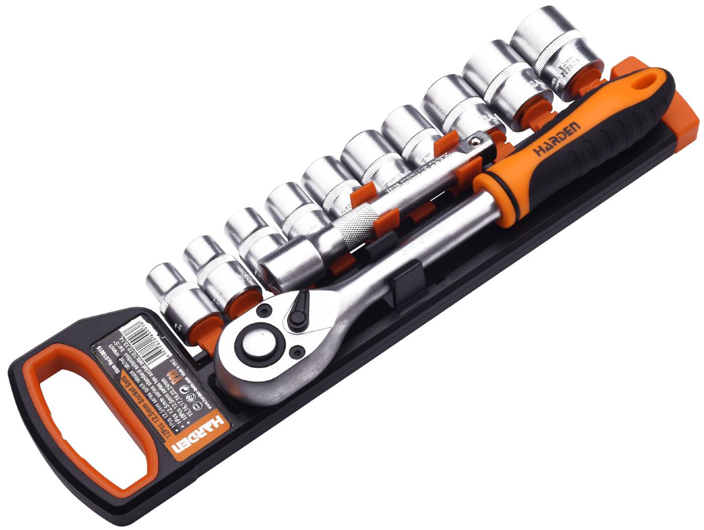 12 piece Socket set 1/2'' Harden