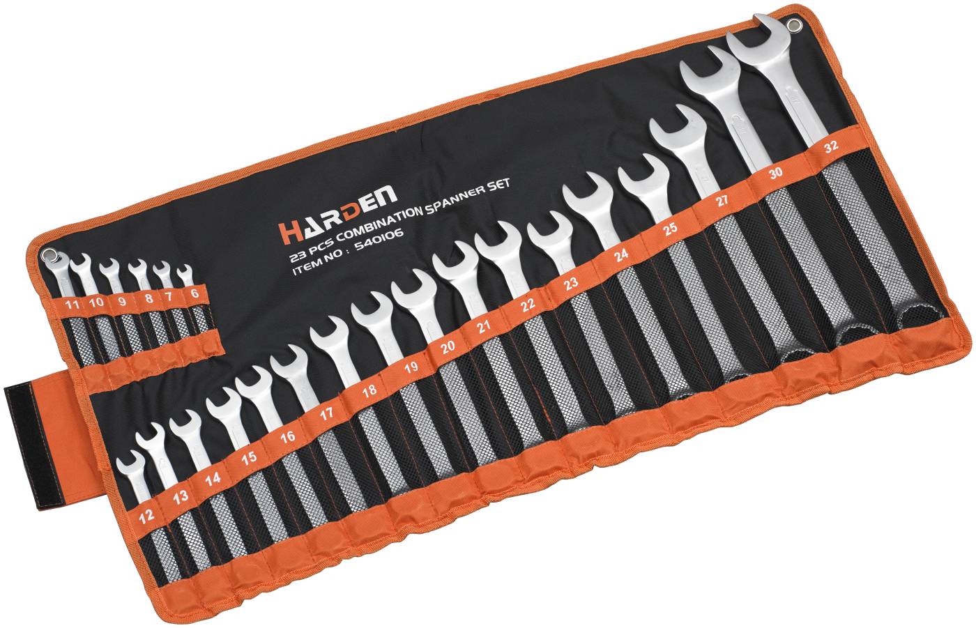 Combination spanner set Harden
